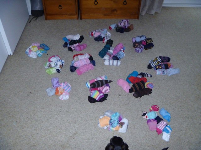 14 weeks worth of socks - literally...
