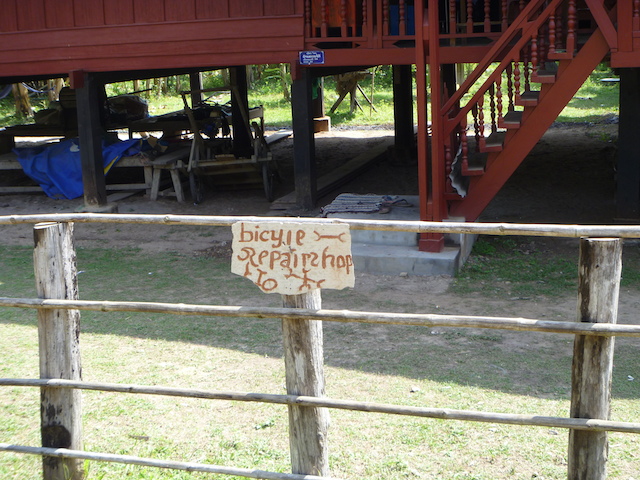 Bike repairs we assume.