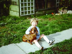 Me with Sam before we moved to New  Zealand