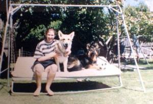 Me with Chev and Holly