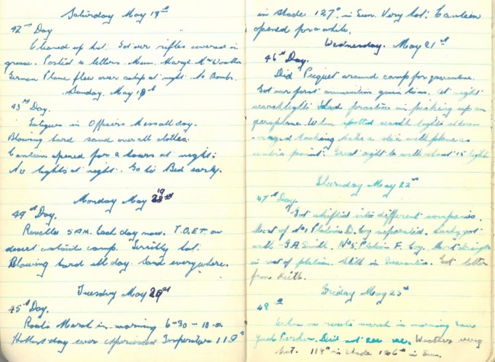 Saturday May 17th - Friday May 23rd