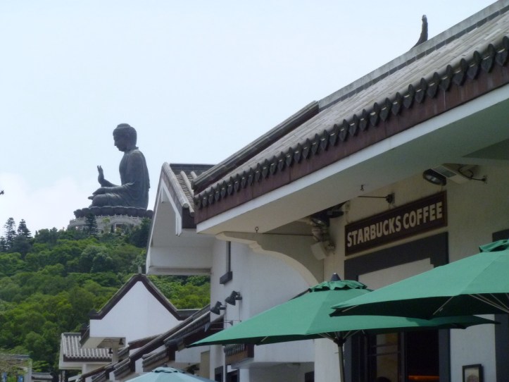 Ngong Ping Village - Tian Tan Buddha & ... Starbucks