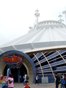 Space Mountain at Hong Kong Disneyland
