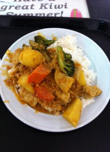 Malaysian Vegetarian Curry from Downtown Foodcourt