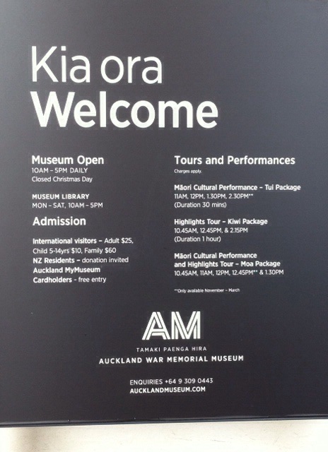 The Auckland War Museum Hours and Times