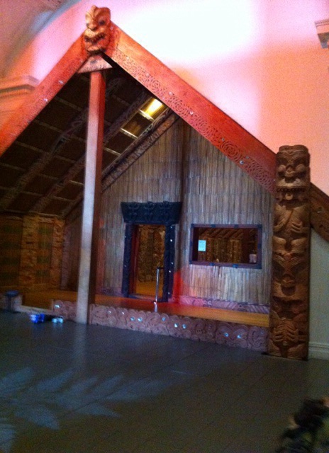 Maori Display, note you need to leave your shoes at the entrance