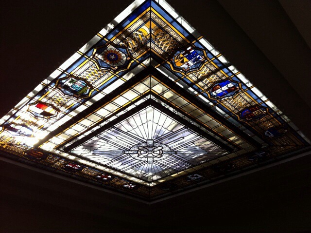 World War 1 War Memorial Ceiling glass