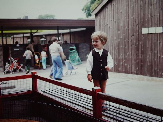 Probably the only photo of me in existance in a micro-mini - well it was the 1970s