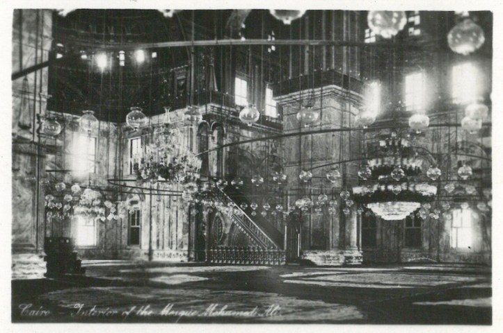 Interior of the Mosque of Mohammed Ali