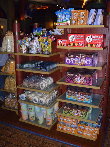 Sweets, candies and snacks (because you need more food when you are on a cruise...)