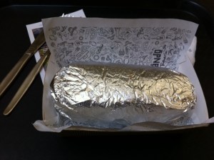 Chilando Mexican - Burrito Vegetariano