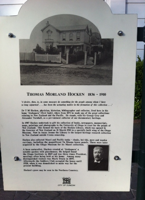 History is everywhere - this sign outside the office I have been working in these past weeks