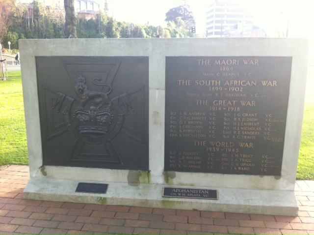 Plaque near the War Memorial