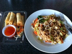 San Restaurant - Spring Rolls & Char Noodle