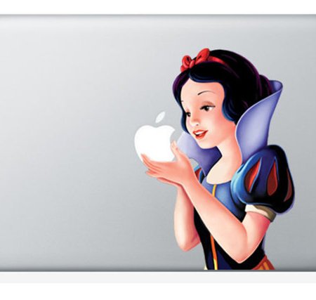 Snow White MacBook skin