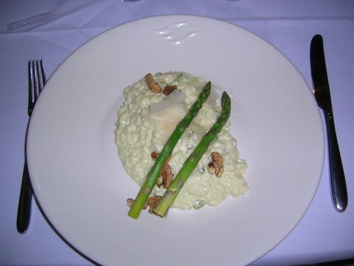 Risotto - I don't remember what flavour but I know I enjoyed it
