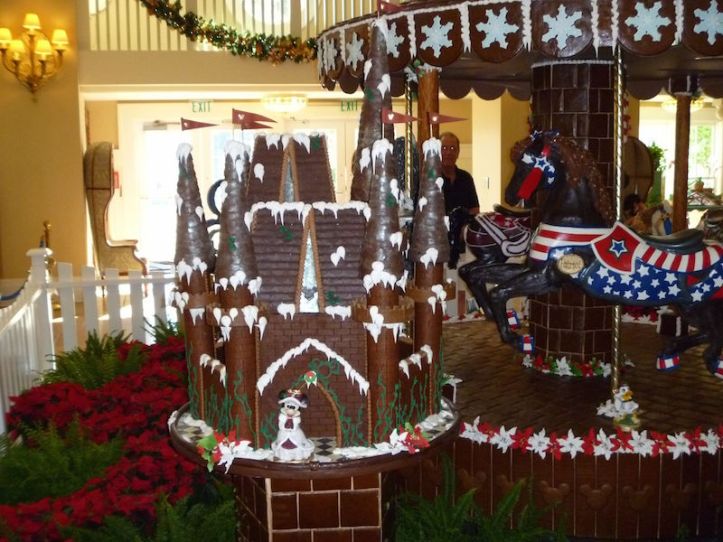 Plus a gingerbread house