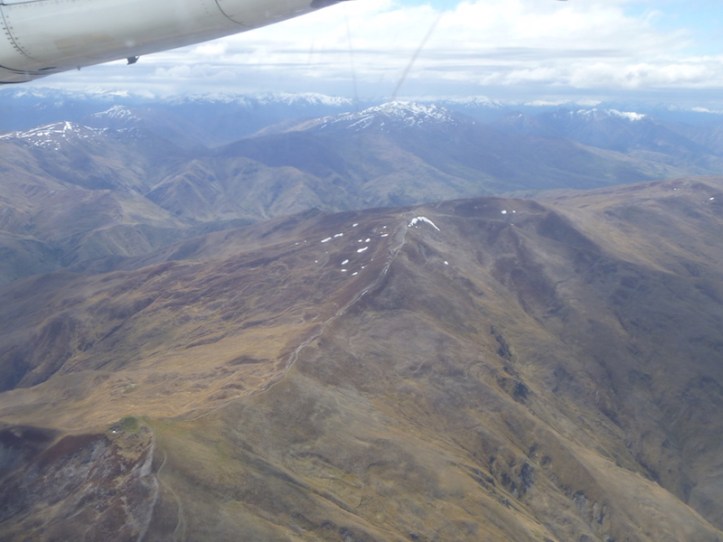 As we headed further south we started crossing the mountains ...