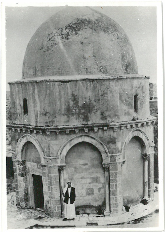 Inside this building is the stone with Christ's last footprint on Earth embedded on it - Mount of Olives - Jerusalem