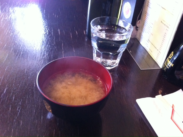 Which also came with miso soup