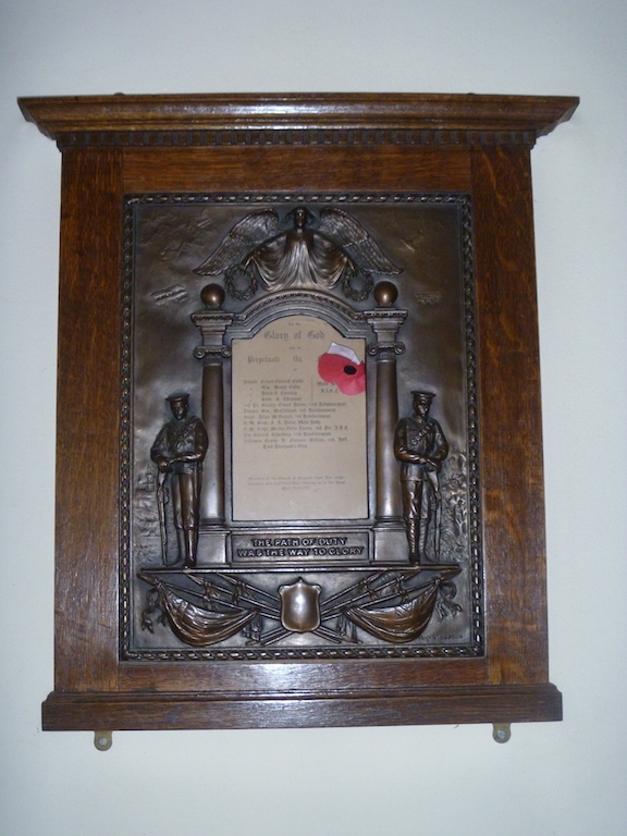 World War 1 Memorial Plaque