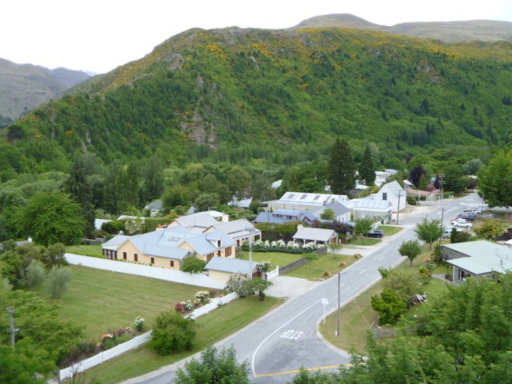 View from the memorial over the town