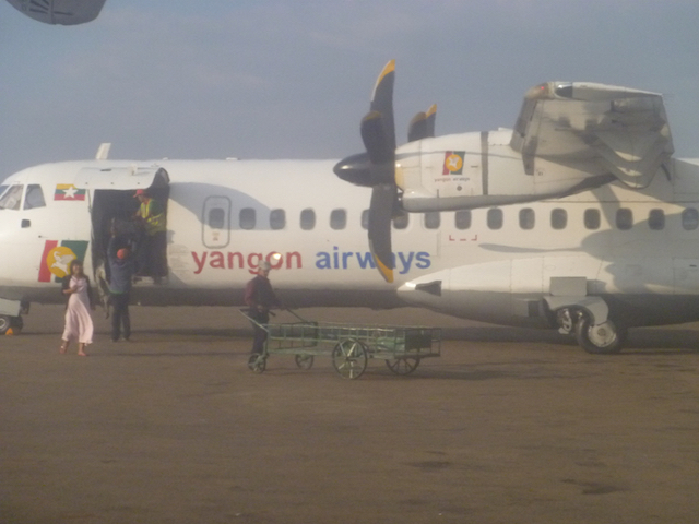 The high-tech baggage cart