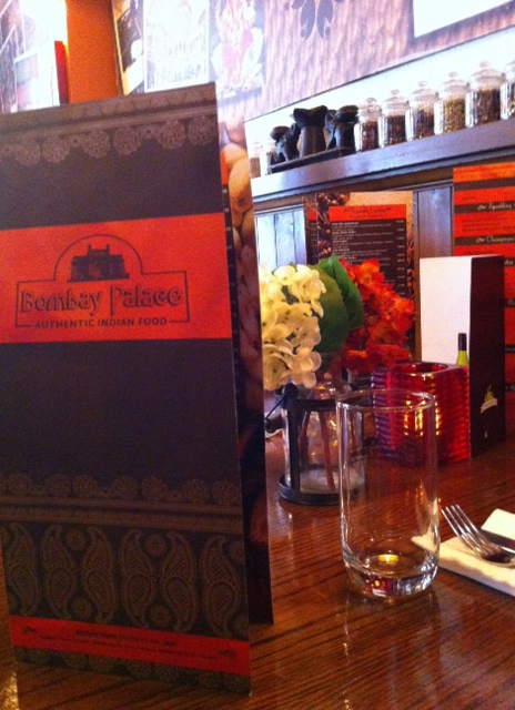 The afternoon was filled with some work then it was off to dinner.  I thought it seemed a shame to waste the view by not using the balcony so I went to Bombay Palace and got takeaways to take back to my room.