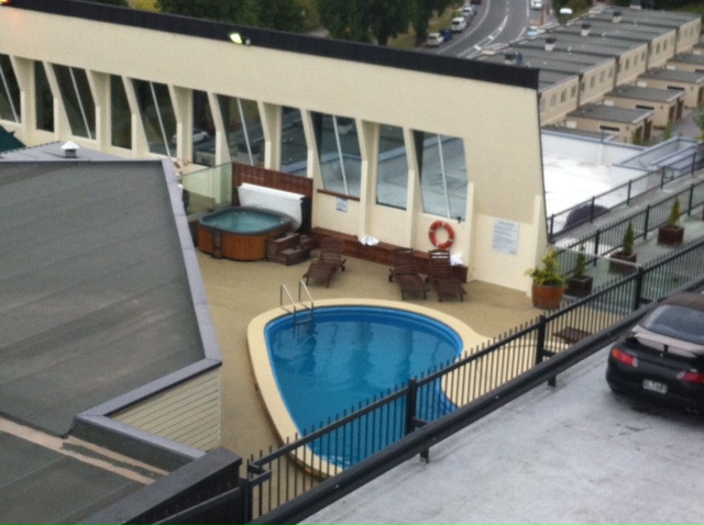 They advertise having a pool but more than two people in it and it would be crowded.