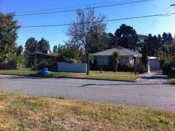 Not sure if the house on the right is still got someone there but if there is, they are on their own in the neighbourhood