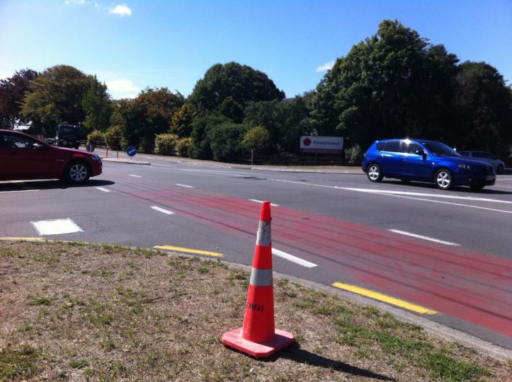 Since the earthquakes road cones are a common sight everywhere - this one must have been left behind