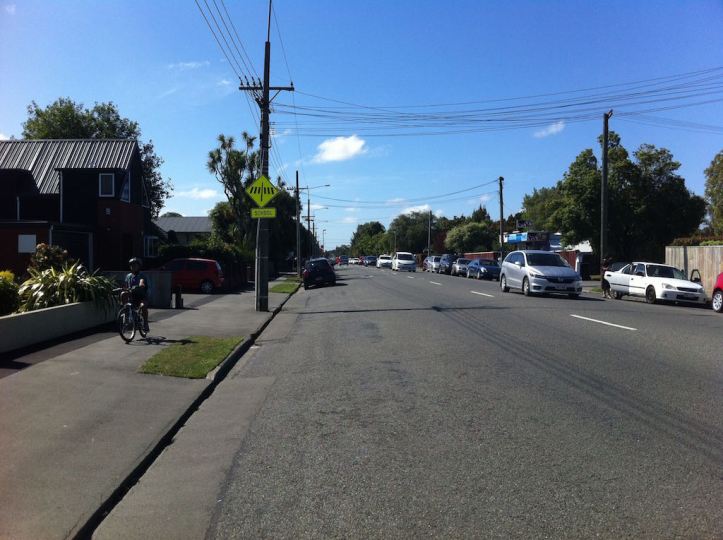 Then the rest of the ride is through suburbia