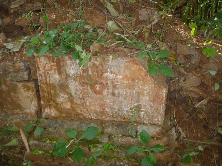 And this painted block is likely ancient