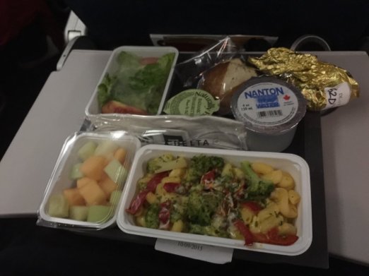 Awful "special meal" pasta