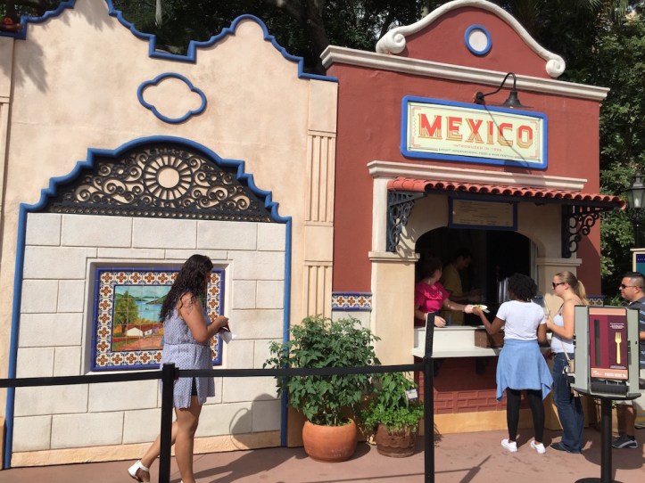 Mexico's booth for the Epcot Food and Wine festival