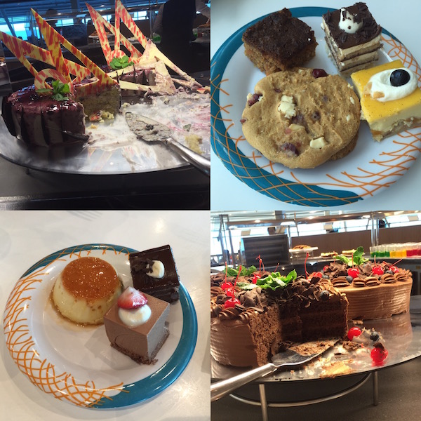 RCCL's desserts - they look better than they taste